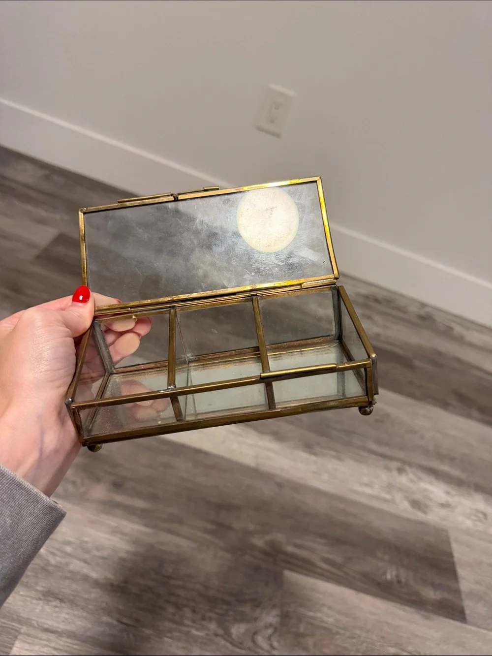 Ur an Outfitters Glass Jewelry Organizer Box